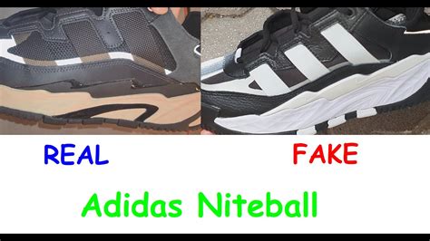 adidas niteball original vs fake|genuine Adidas vs real.